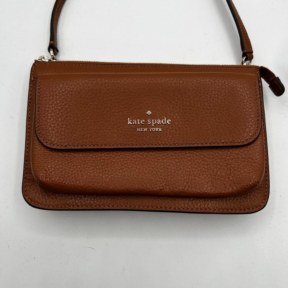 Kate Spade Leila Pebbled Leather Small Crossbody Bag - Picture 2 of 8